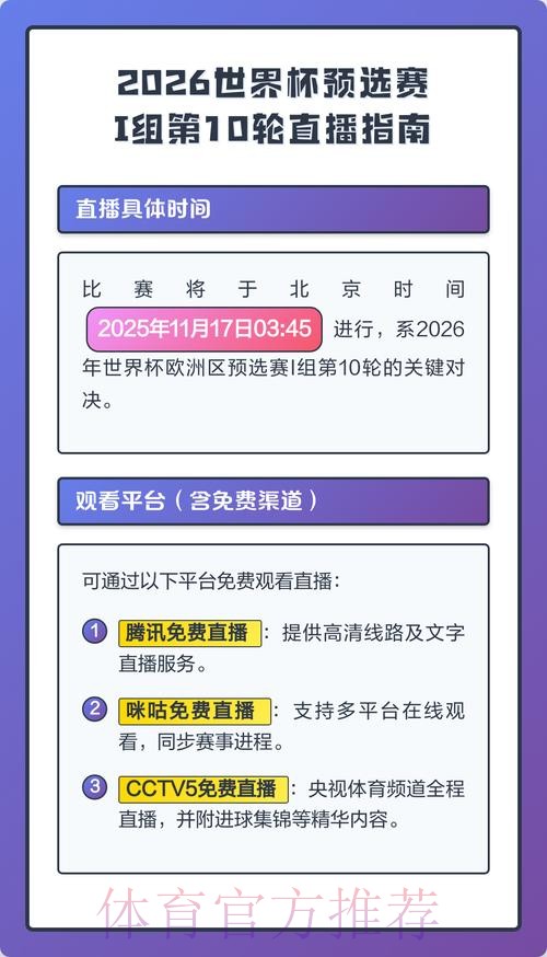 免费观看2026年世界杯直播入口攻略 免费观看2026年世界杯直播入口攻略